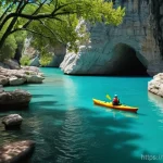 지구과학자 현장 실습 - **Prompt 1: Verdon Gorge Explorer**
    "A female explorer, appropriately dressed in sturdy hiking g...