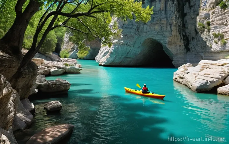 지구과학자 현장 실습 - **Prompt 1: Verdon Gorge Explorer**
    "A female explorer, appropriately dressed in sturdy hiking g...